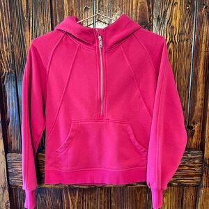 Pink Half-Zip Hoodie